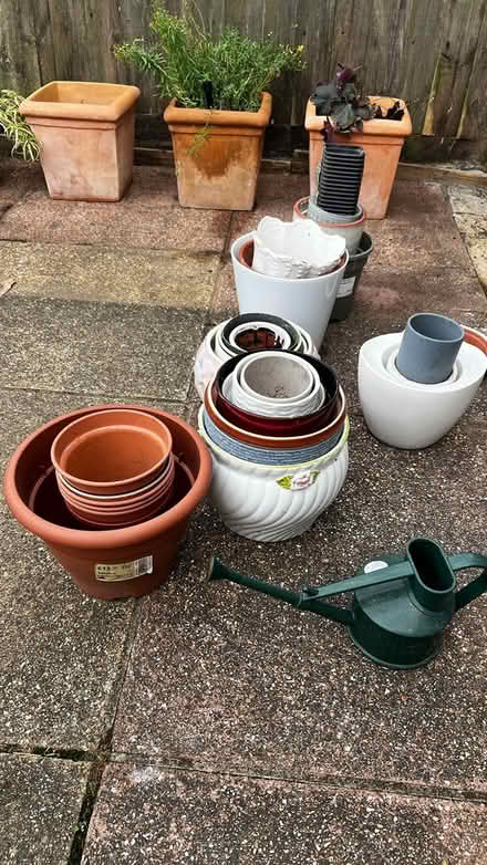 Photo of free Pots and watering can (Basingstoke RG22) #1