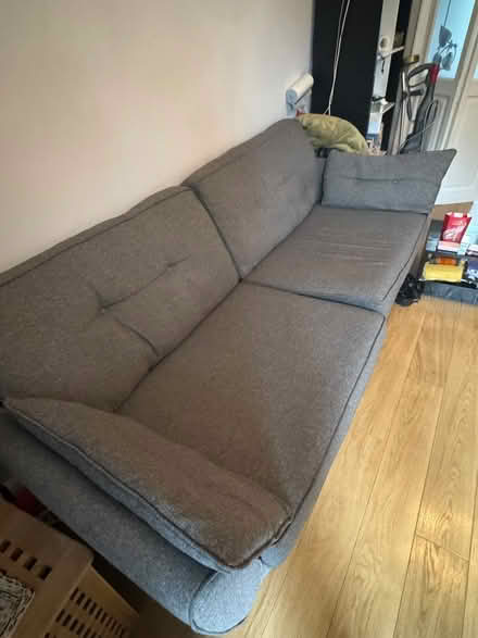 Photo of free Grey 4 seater sofa & Large grey chair (Didsbury M20) #2