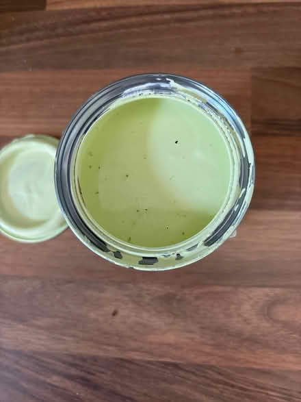 Photo of free Yellowy green Dulux paint sample (Ashford, Surrey TW15) #2