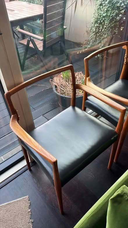 Photo of free Danish dining chairs for repair (Barons Court W14) #2