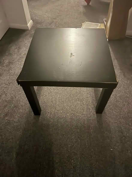 Photo of free Small used black table (Far Cotton NN4) #1