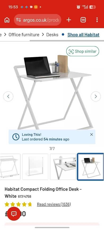 Photo of free Folding desk (Gleadless Valley S14) #1