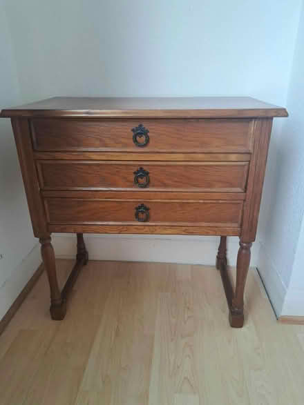 Photo of free 3 drawer chest of drawers (Warton, near Carnforth LA5) #1