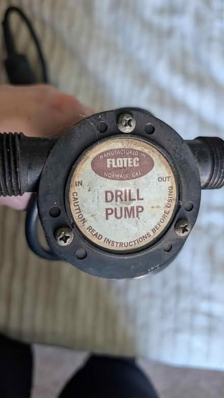 Photo of free flotec - drill pump (Durham, South falls lake area) #3