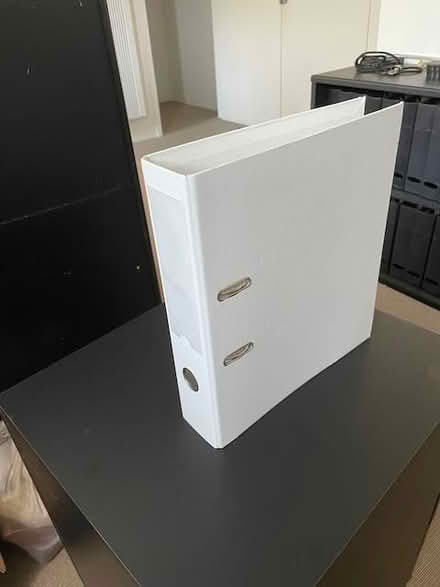 Photo of free lever arch ring binders (Cheriton, Hants SO24 0QA) #1