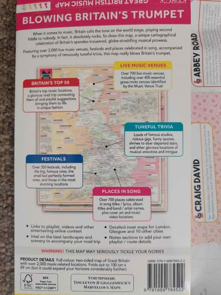 Photo of free Great British Music Map (Beeston NG9) #4