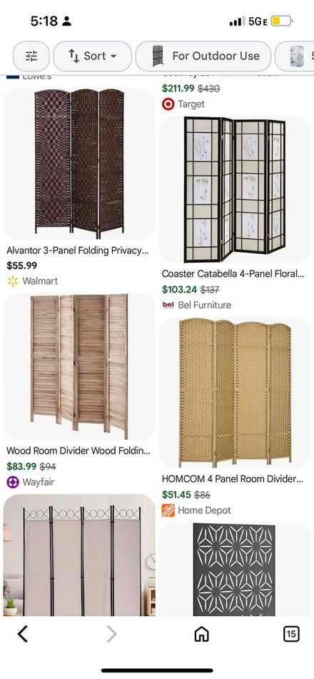 Photo of Room Dividers / Privacy Screens (Magnuson Park) #1