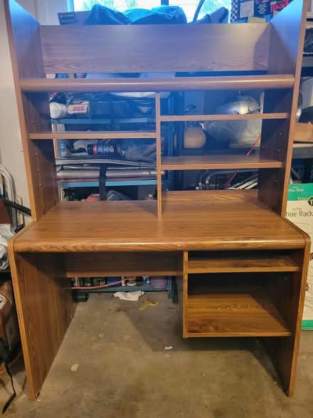 Photo of free computer desk w hutch (FC near RMHS) #1