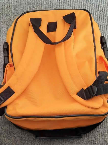 Photo of free Yellow back pack with logo (Woodley RG6) #2