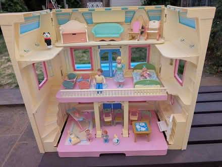 Photo of free Dolls house with figures and furniture (Long Ditton KT7) #1