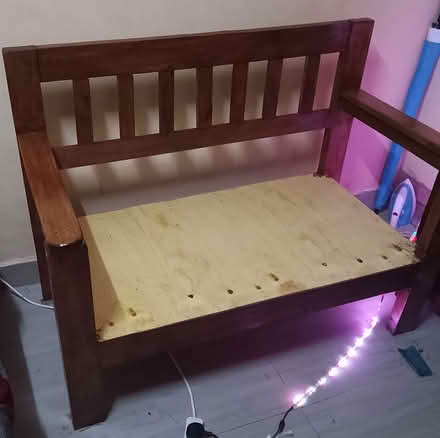 Photo of free 2 seater wooden seat (Muchatha) #1