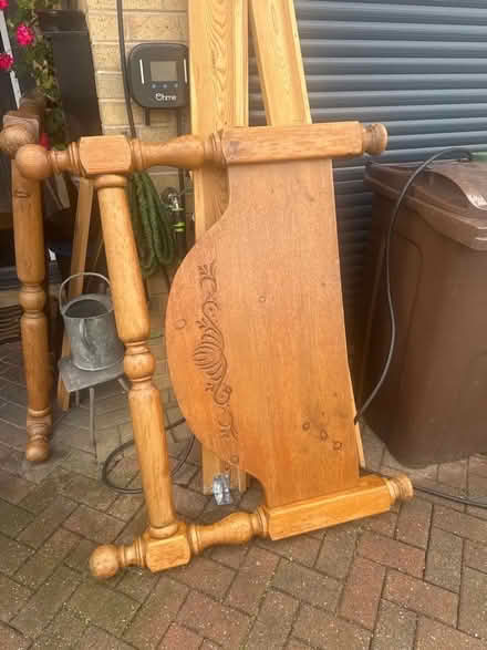 Photo of free Chunky Pine Bed (Lofthouse Gate WF3) #2