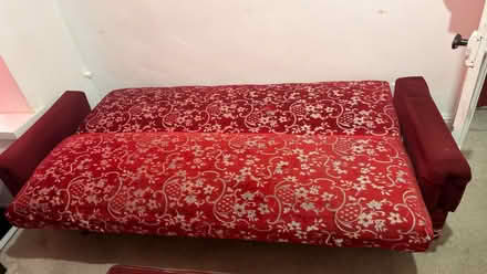 Photo of free Red sofa (West Midlands B67) #3
