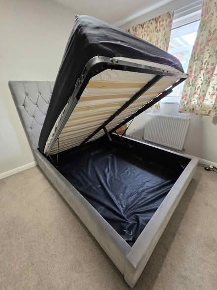 Photo of free Time4Sleep Savoy Double Ottoman Bed Grey + Sleep Sanctuary (Goldsworth Park GU21) #4
