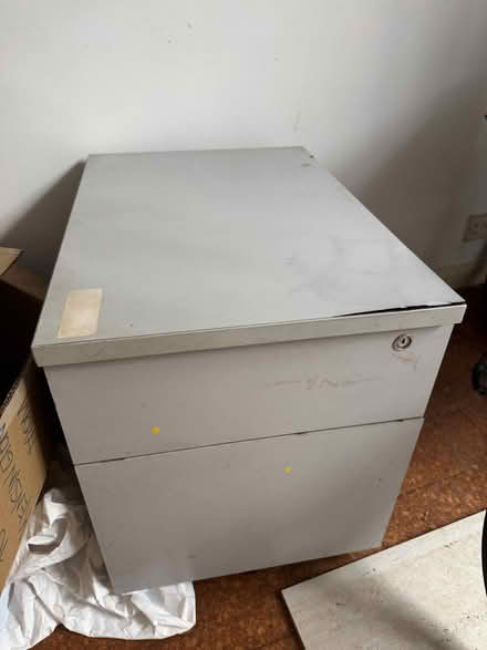 Photo of free Grey foolscap hang binder filing cabinet (Brook Green W14) #1