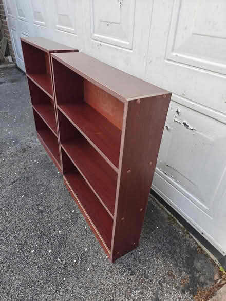 Photo of free 2 bookcases - cd size shelves (West Wittering PO20) #2