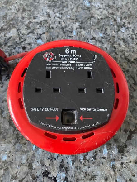 Photo of free 6 metre extension lead (Lee, SE12) #1