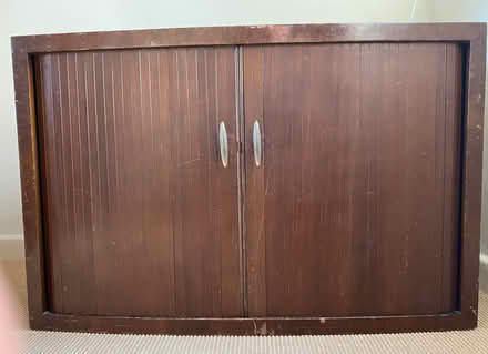 Photo of free A small cupboard with tambour doors (Lodge Moor S10) #1