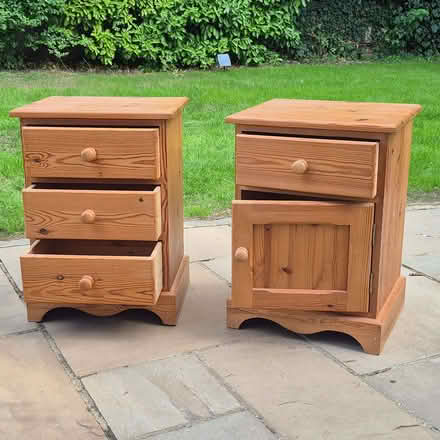 Photo of free 2 Bedside Cabinets - Solid Pine (Emmer Green RG4) #1
