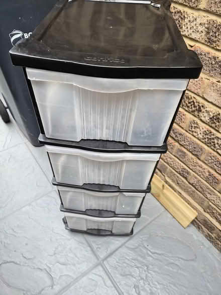 Photo of free 4 drawer plastic trolley (Cheshunt) #1