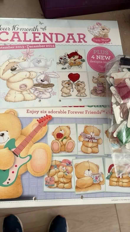 Photo of free 2 cross stitch calendars/threads (Chiswell Green AL2) #1