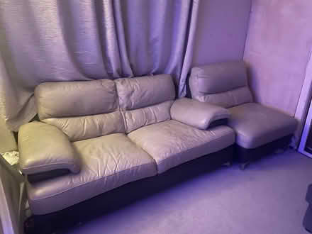 Photo of free 2 Seater sofa and single chair (Healey OL12) #1