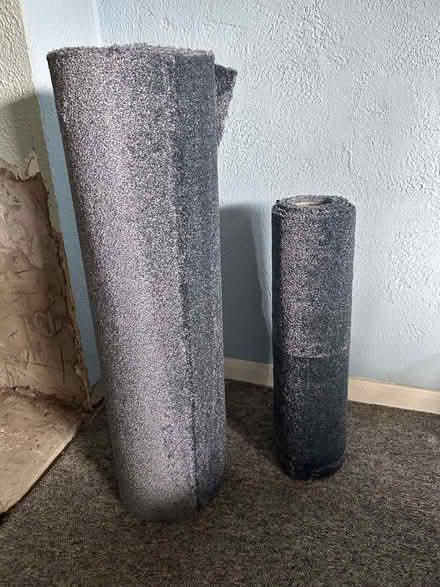 Photo of free 2 carpet offcuts - blue (Helsington LA8) #1
