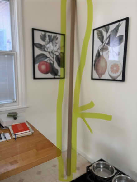 Photo of free 8’ very heavy-duty cardboard tube (San Carlos-El Camino near Hull) #1