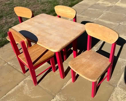 Photo of free Children’s table and chairs (Broad Blunsdon SN26) #1