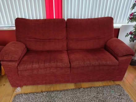 Photo of free Red Sofa Set (Liversedge WF15) #1