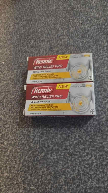 Photo of free 2 boxes Rennie Wind Relief Pro soft gel capsules (Dunstable LU5) #1