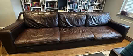 Photo of free Leather sofa (Cassiobury Estate WD17) #1