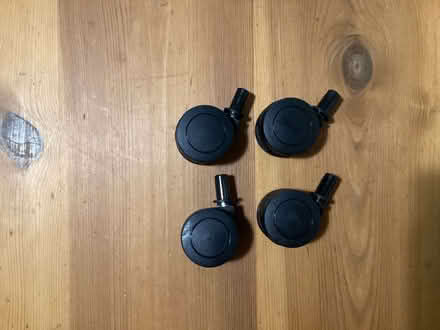 Photo of free 4 unused castors 1 1/2 " approx (Oswestry SY11) #1