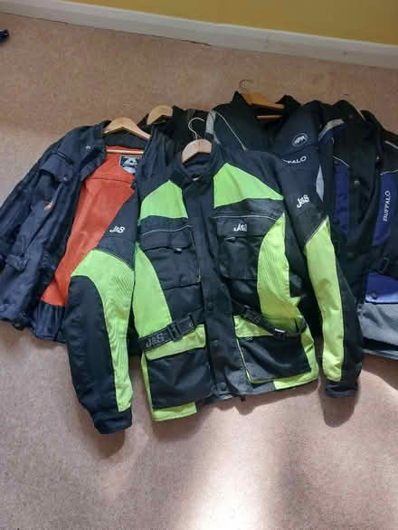 Photo of free 5 x textile motorcycle jackets (Redhill BS40) #1