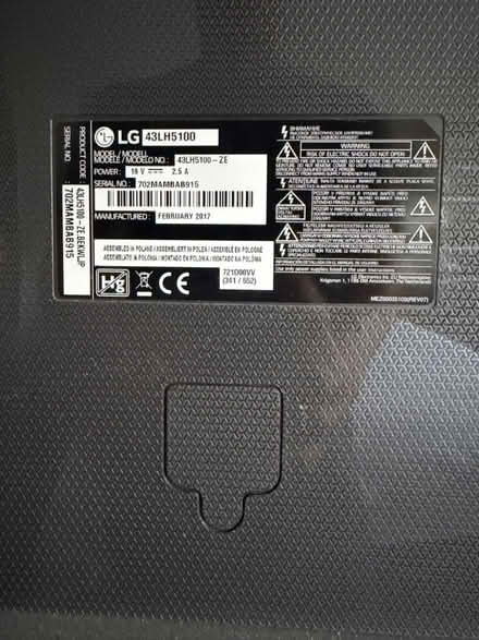 Photo of free 43’ lg tv (Twickenham) #2