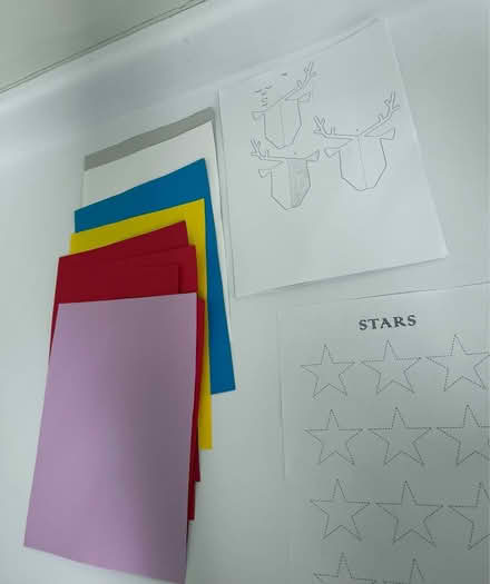 Photo of free Stationery, colored paper, etc (1075 Valencia Avenue) #2