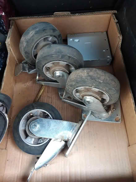 Photo of free Heavy duty swivel castors (Glemsford CO10) #1