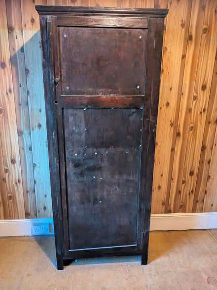 Photo of free Two dark wood cupboards (North Finchley) #2
