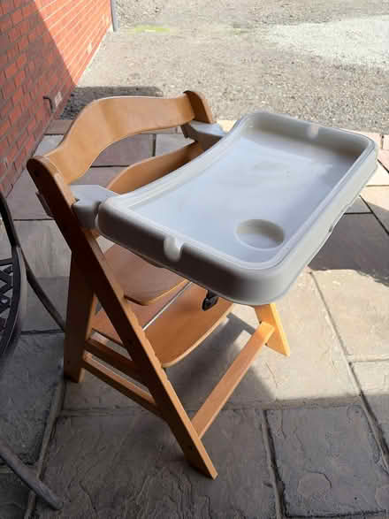 Photo of free Hauck wooden high chair (Llanbadarn fawr LD1) #1
