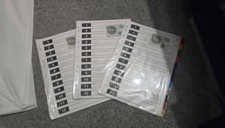 Photo of free File dividers ×3 (Dunstable LU5) #1