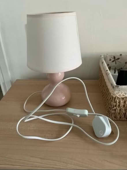 Photo of free Pink bedside lamp (Eastbourne BN22) #1