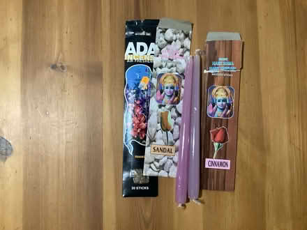 Photo of free Incense sticks & 2 lilac candles (Oswestry SY11) #1
