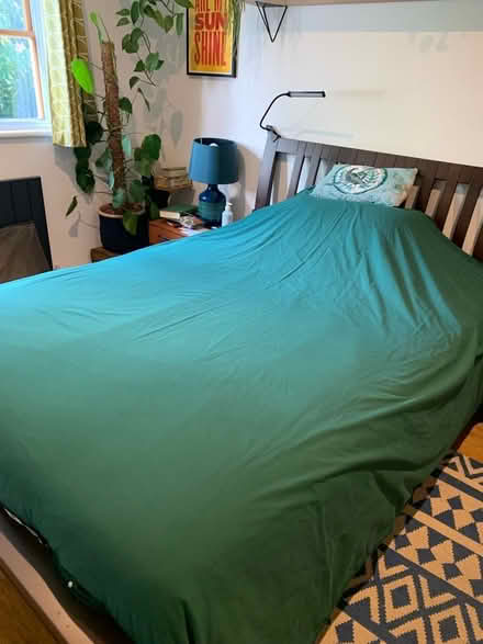 Photo of free Forest green king size duvet cover (City Centre NR3) #1