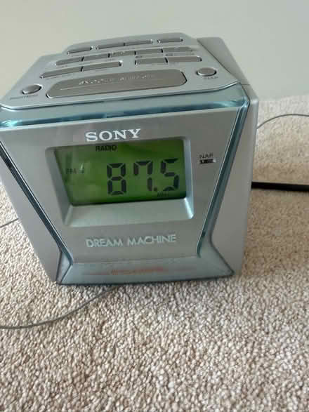 Photo of free Small Sony FM. LW and MW clock radio (Morley Green SK9) #1