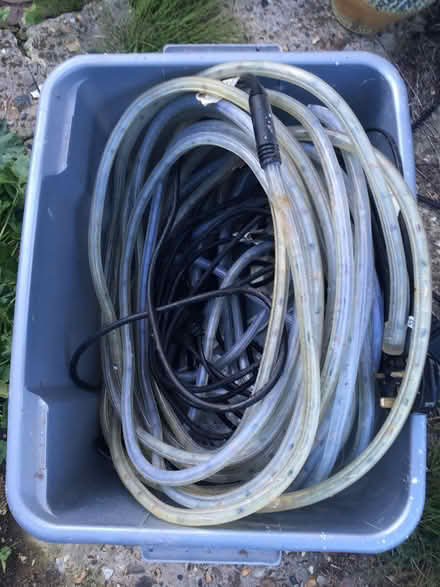 Photo of free Two strings of, presumably outdoor, lights. (West Dereham PE33) #1