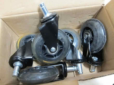 Photo of free Set of Five 3-1/2 Casters (Hell's Kitchen) #1