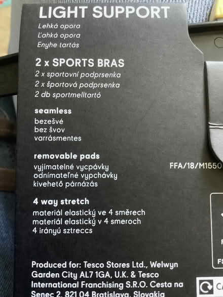 Photo of free Sports Bras (Ellastone DE6) #3