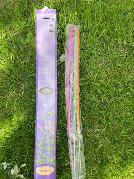 Photo of free giant citronella sticks for garden use (De Parys MK40) #1
