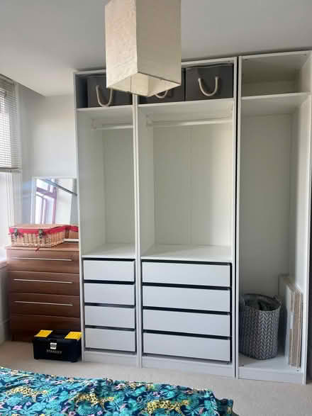 Photo of free IKEA white wardrobe with drawers (Highbury Barn N5) #1