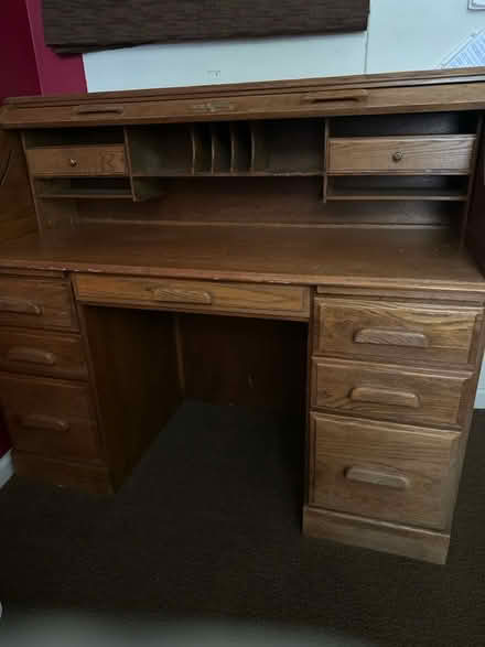 Photo of free Oak furniture desk (Palo alto) #2